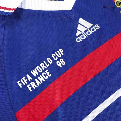 Retro HENRY #12 1998 Mens France World Cup Home Jersey