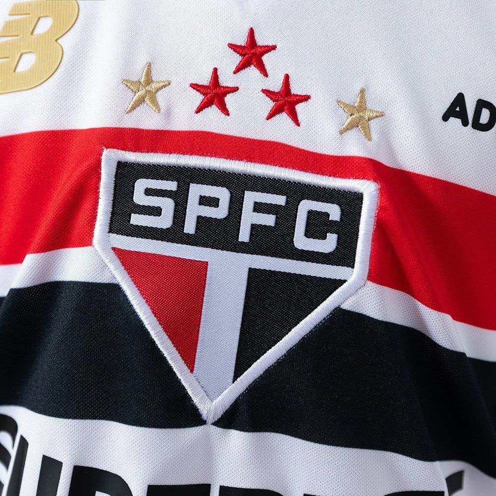 Kids Sao paulo Jersey 25/26 Home Football Kit