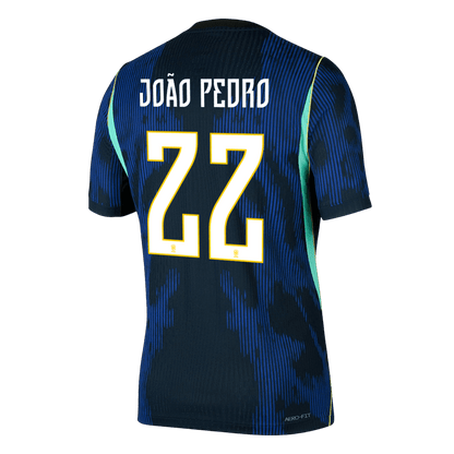 JOÃO PEDRO #22 Mens Brazil World Cup Away Jersey 2026 - Player Version (Slim Fit)