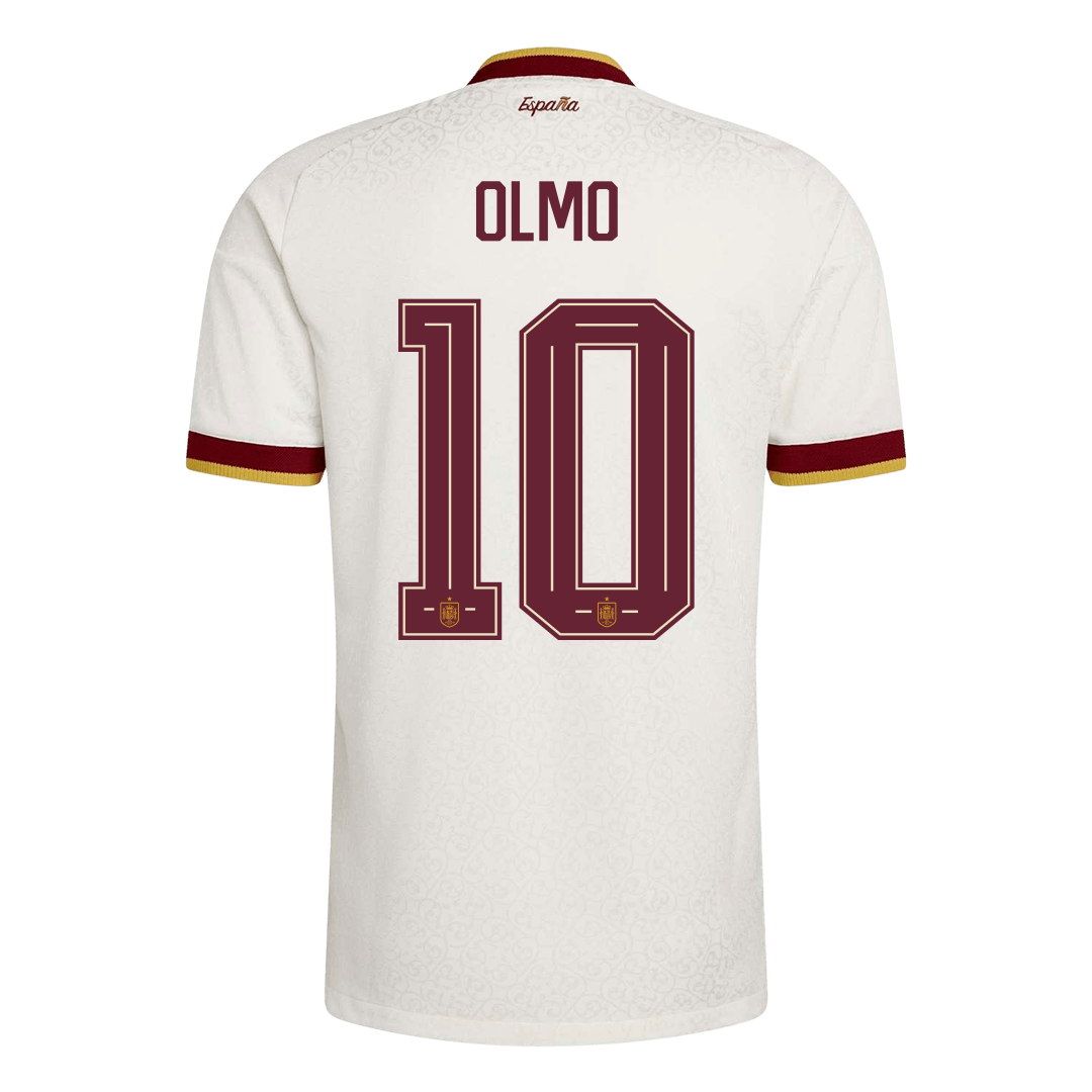 OLMO #10 Mens Spain World Cup Away Jersey 2026 - Player Version (Slim Fit)