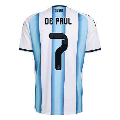 DE PAUL #7 Mens Argentina World Cup Home Jersey 2026 [PREMIUM]