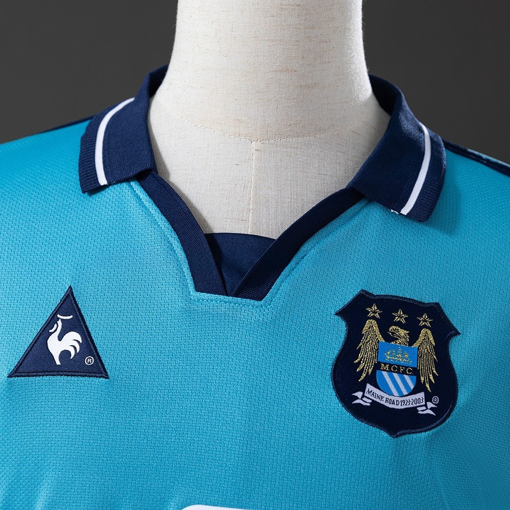 Manchester City Jersey 2001-03 Home Retro Football Kit