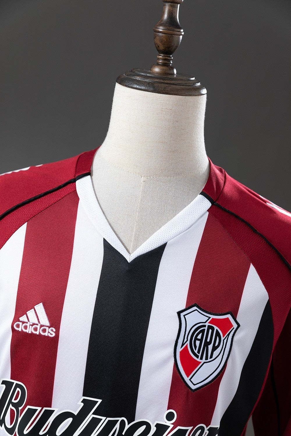 River Plate Jersey 2005-06 Away Retro Football Kit Long Sleeves