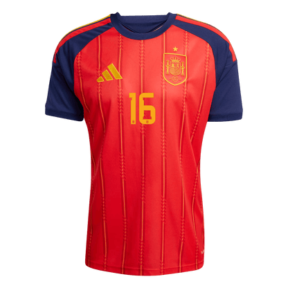 RODRIGO #16 Mens Spain World Cup Home Jersey 2026 [PREMIUM]