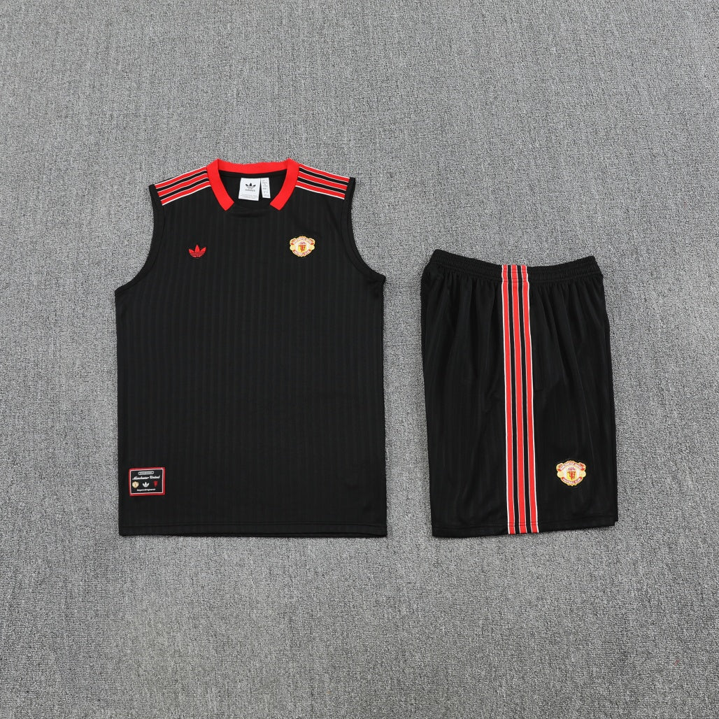 Manchester United Vest Set Training Tracksuits 25/26 Football Kit Soccer Jersey