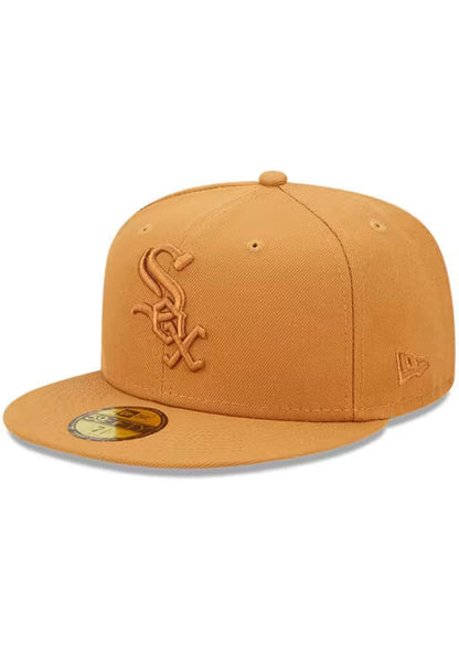 New Era Men's Chicago White Sox Color Pack 59FIFTY Fitted Hat-Bronze