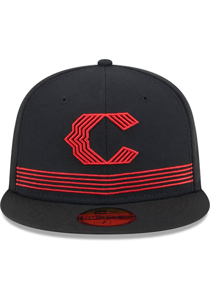 New Era Cincinnati Reds City Connect 59fifty Fitted Hat-Black