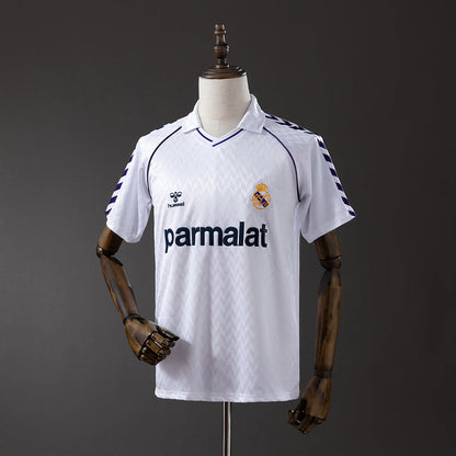 Real Madrid Jersey 1986-87 Home Retro Football Kit