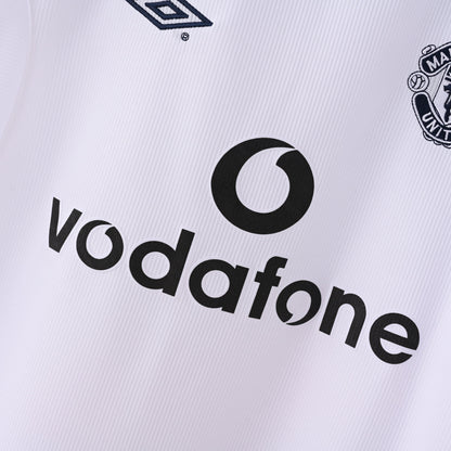 Retro Manchester United Jersey 1999 2000 Away Football Kit Soccer Shirt