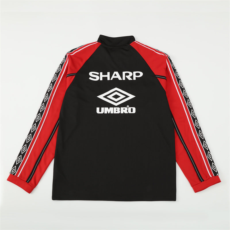 Retro Manchester United Training Tracksuits 1998-99 Football Kit Soccer Jersey