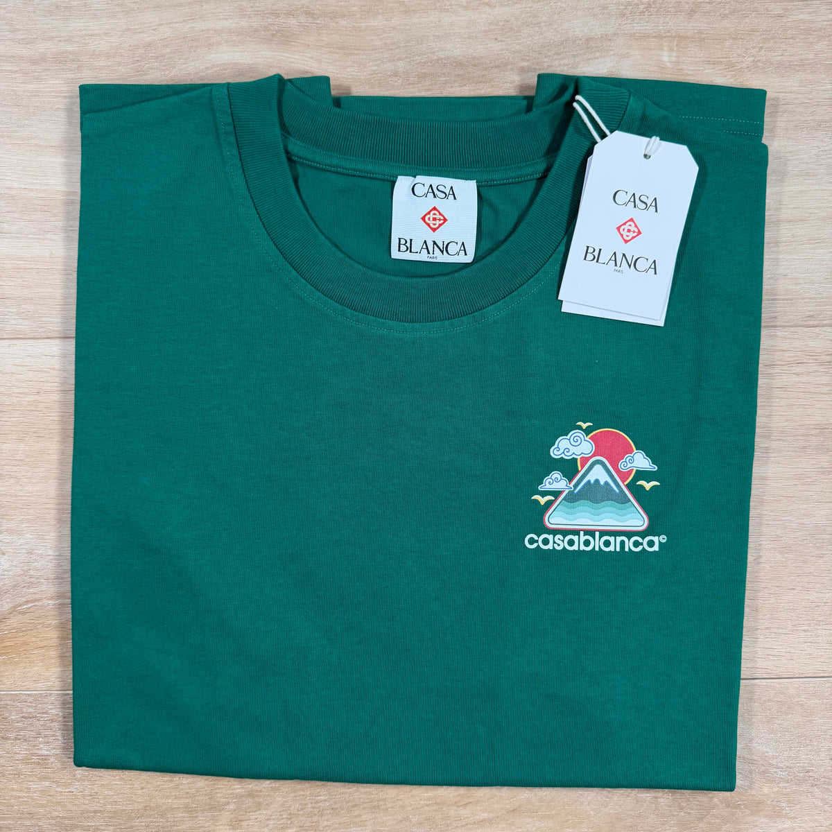 Casablanca Montagne Ondulee T-Shirt in Green
