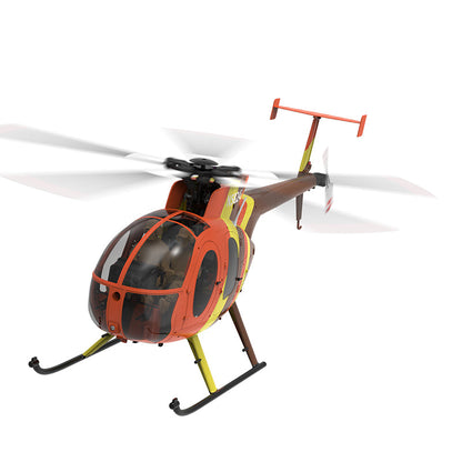 YUXIANG F118S MH-6 Little Bird 1/16 Scale 250-Class FPV RC Military Helicopter 5-Blade Flybarless GPS RTF