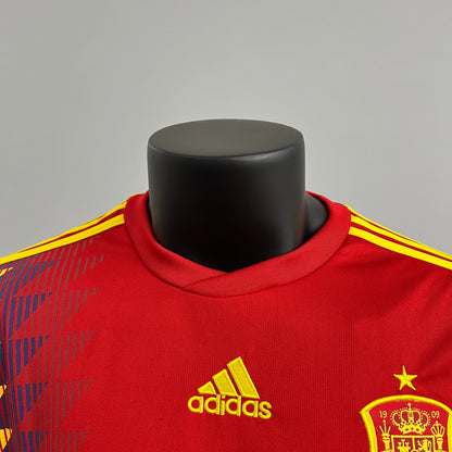 Retro Spain Jersey 2018 Home Football Kit Soccer Jersey