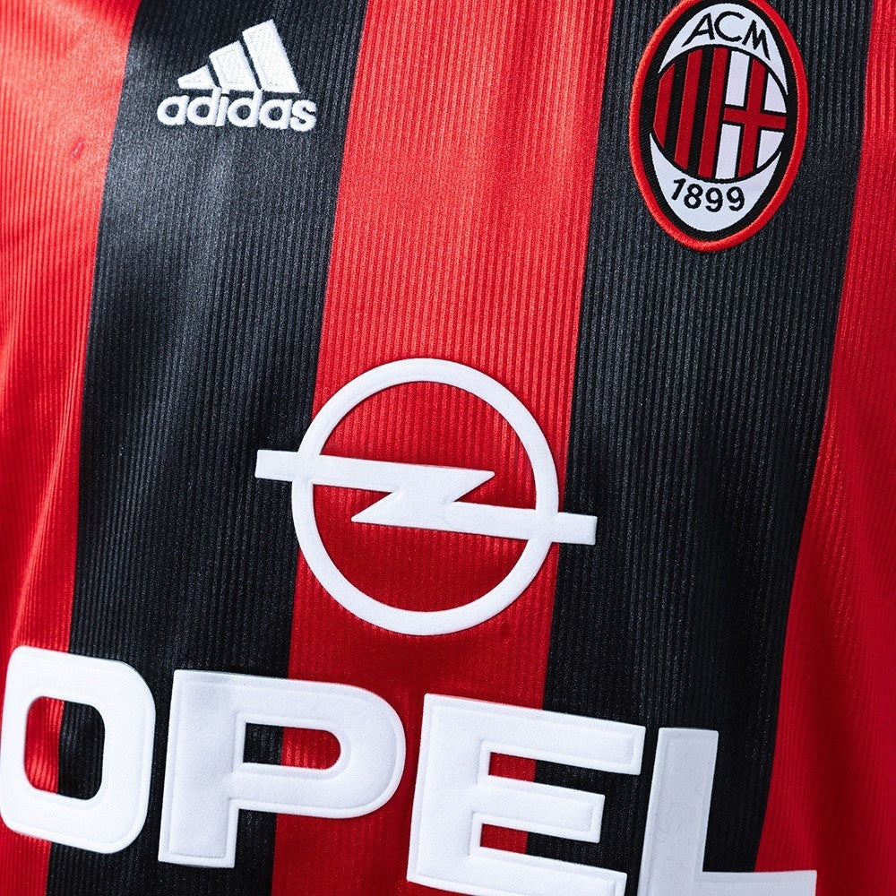 AC Milan Jersey 1998-99 Home Retro Football Kit