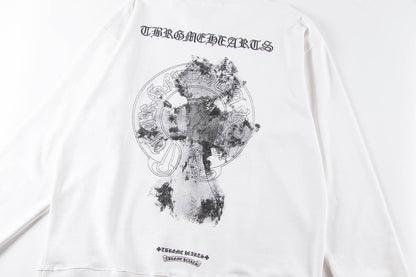 Chrome Hearts Men's Long-Sleeve T-shirtSweatshirt TQ36