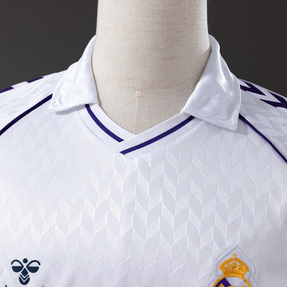 Real Madrid Jersey 1986-87 Home Retro Football Kit