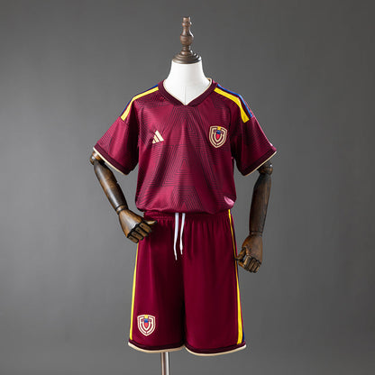 Kids Venezuela Home Jersey 2026 Football Kit Soccer Jersey