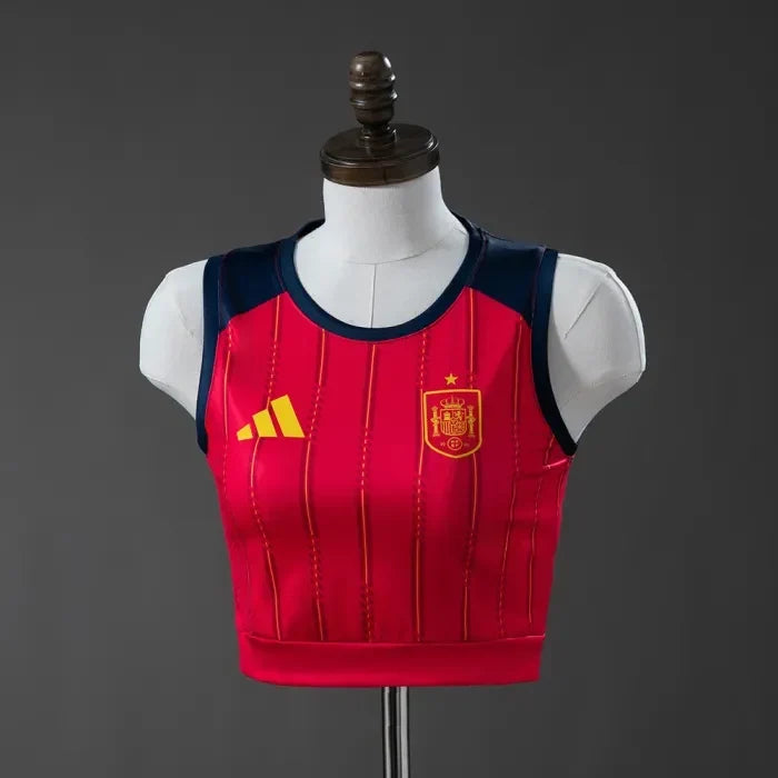 Women Spain Home Vest 2026 World Cup Football Kit Soccer Shirt