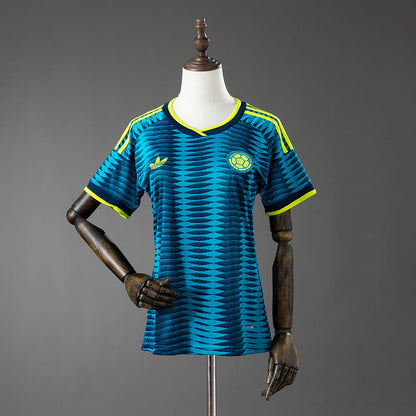 Women Colombia Away Jersey 2026 World Cup Football Kit Soccer Shirt