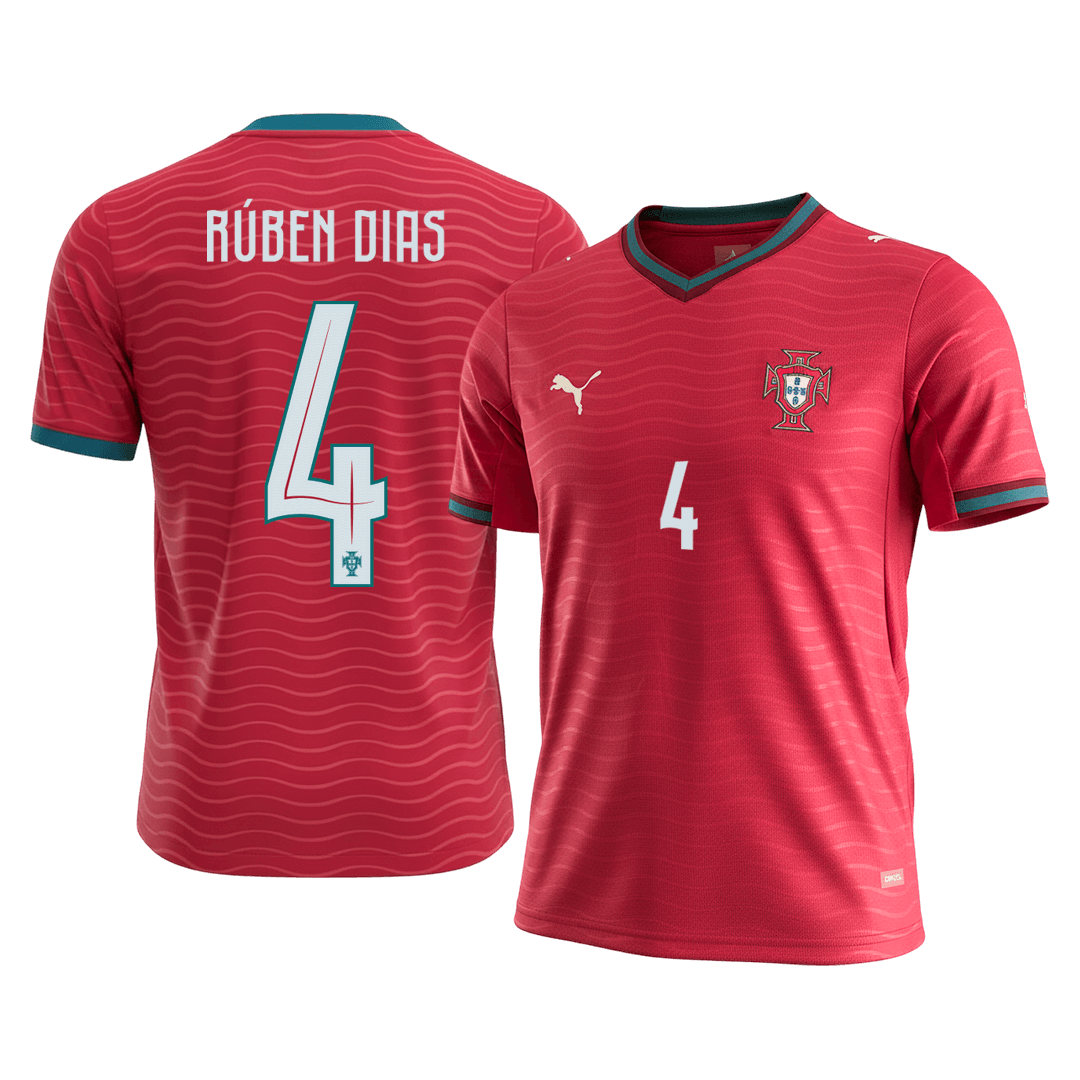 RÚBEN DIAS #4 Mens Portugal World Cup Home Jersey 2026