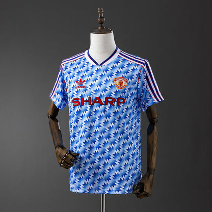 Manchester United Jersey 1990-92 Away Retro Football Kit