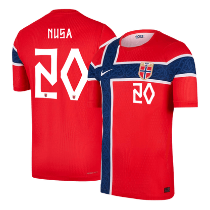 NUSA #20 Mens Norway World Cup Home Jersey 2026 - Player Version (Slim Fit)