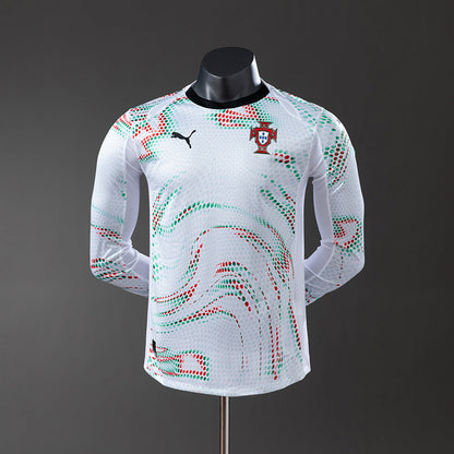 Portugal Jersey 2025/26 Away Football Kit Long Sleeves Player Version