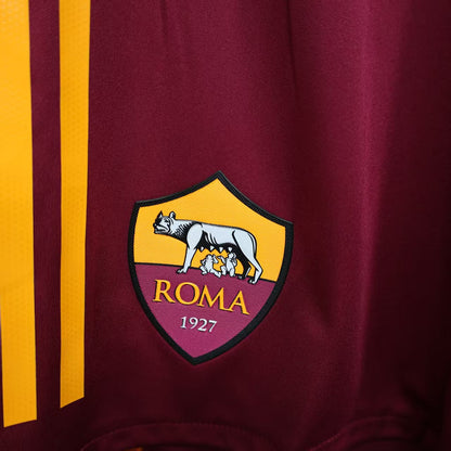 Player Version AS Roma Shorts 25/26 Home Football Kit Soccer Shorts