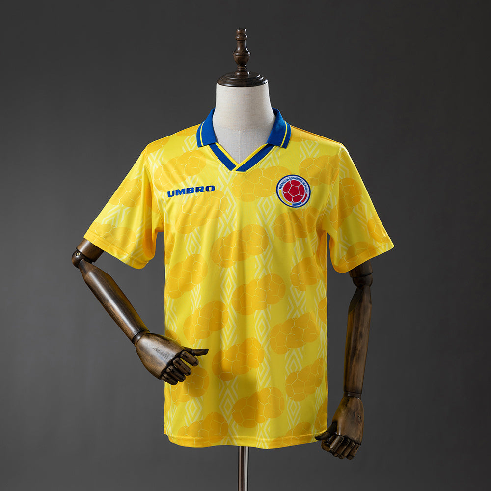 Colombia Jersey 1994 Home Retro Football Kit