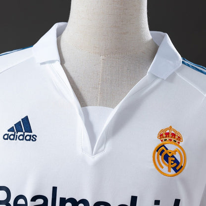 Real Madrid Jersey 2001-02 Retro Home Football Kit