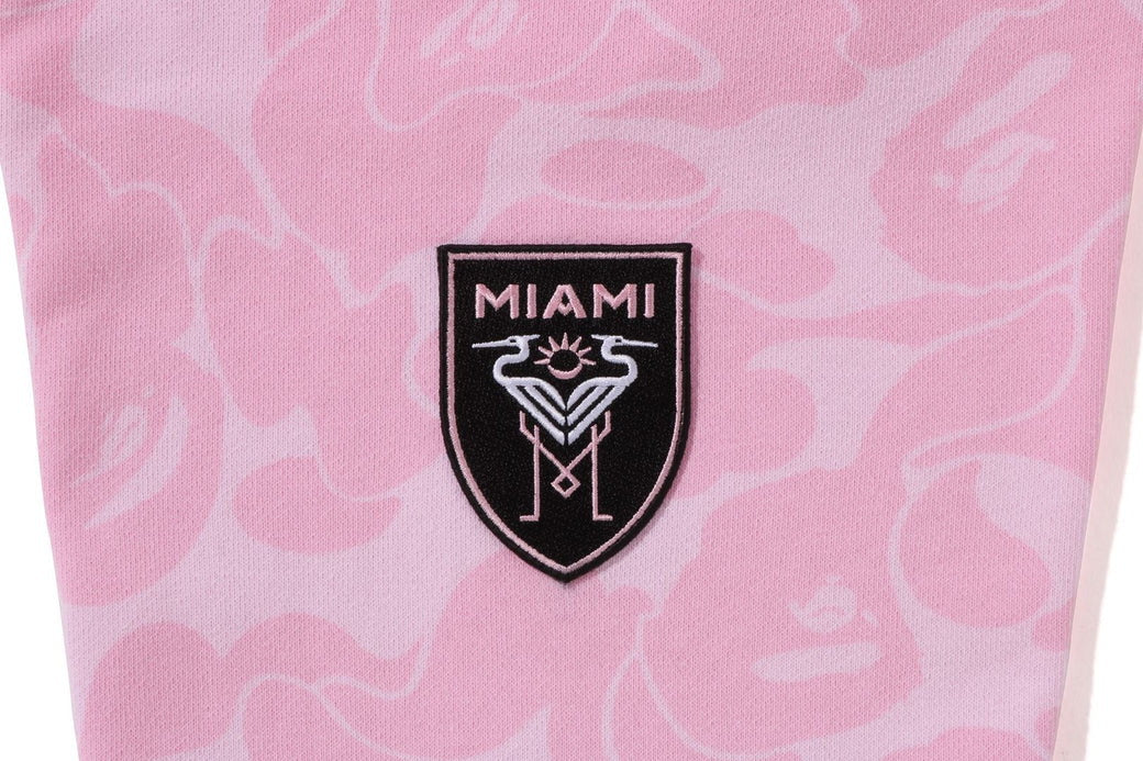 Bape Miami Short Sleeve Set 100% Cotton Round Embroidered Badge Unisex Loose T-Shirt