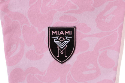 Bape Miami Short Sleeve Set 100% Cotton Round Embroidered Badge Unisex Loose T-Shirt