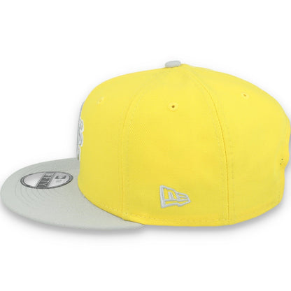 New Era Oakland Athletics  2-Tone Color Pack 9FIFTY Snapback Hat- Yellow/Grey
