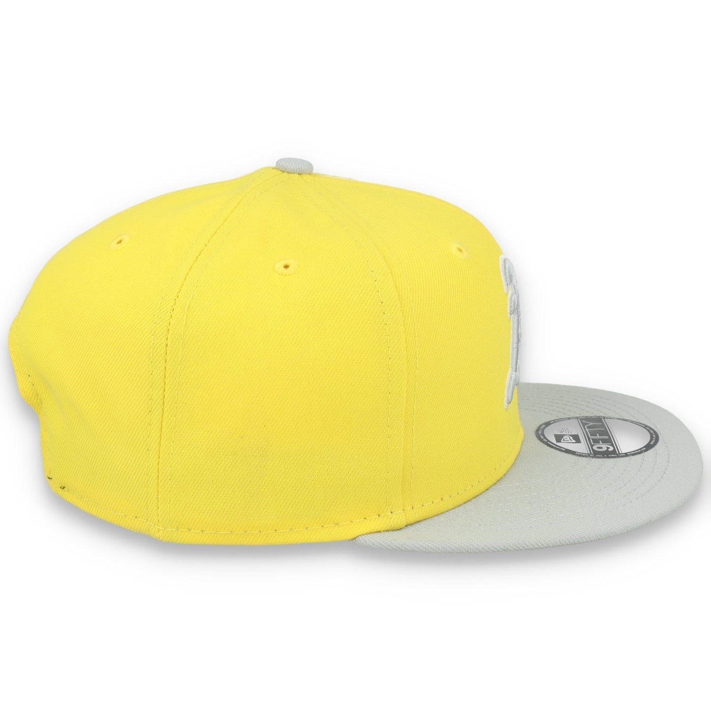New Era Oakland Athletics  2-Tone Color Pack 9FIFTY Snapback Hat- Yellow/Grey