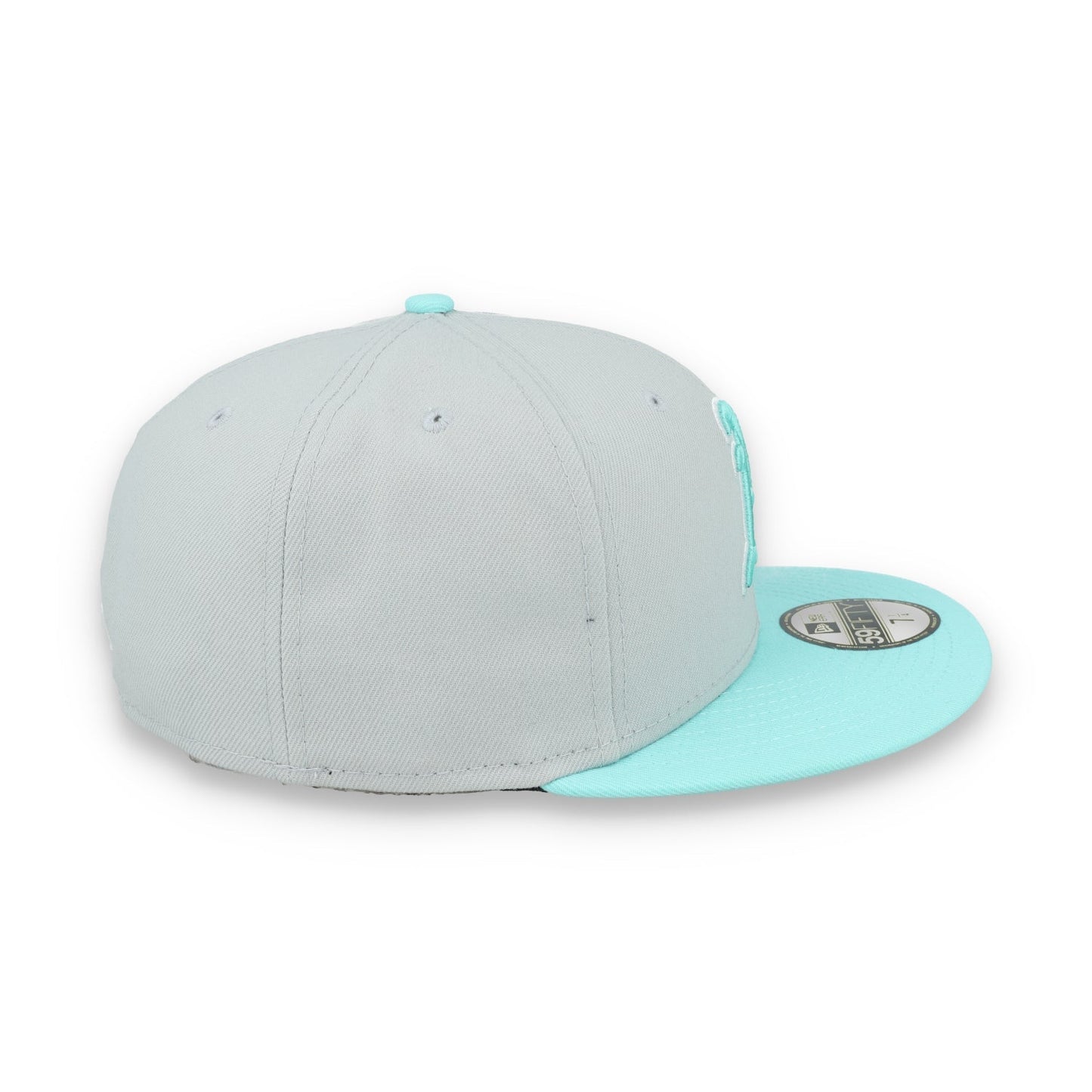 New Era Oakland Athletics 2-Tone Color Pack 59FIFTY Fitted Hat-Gray/Turquoise