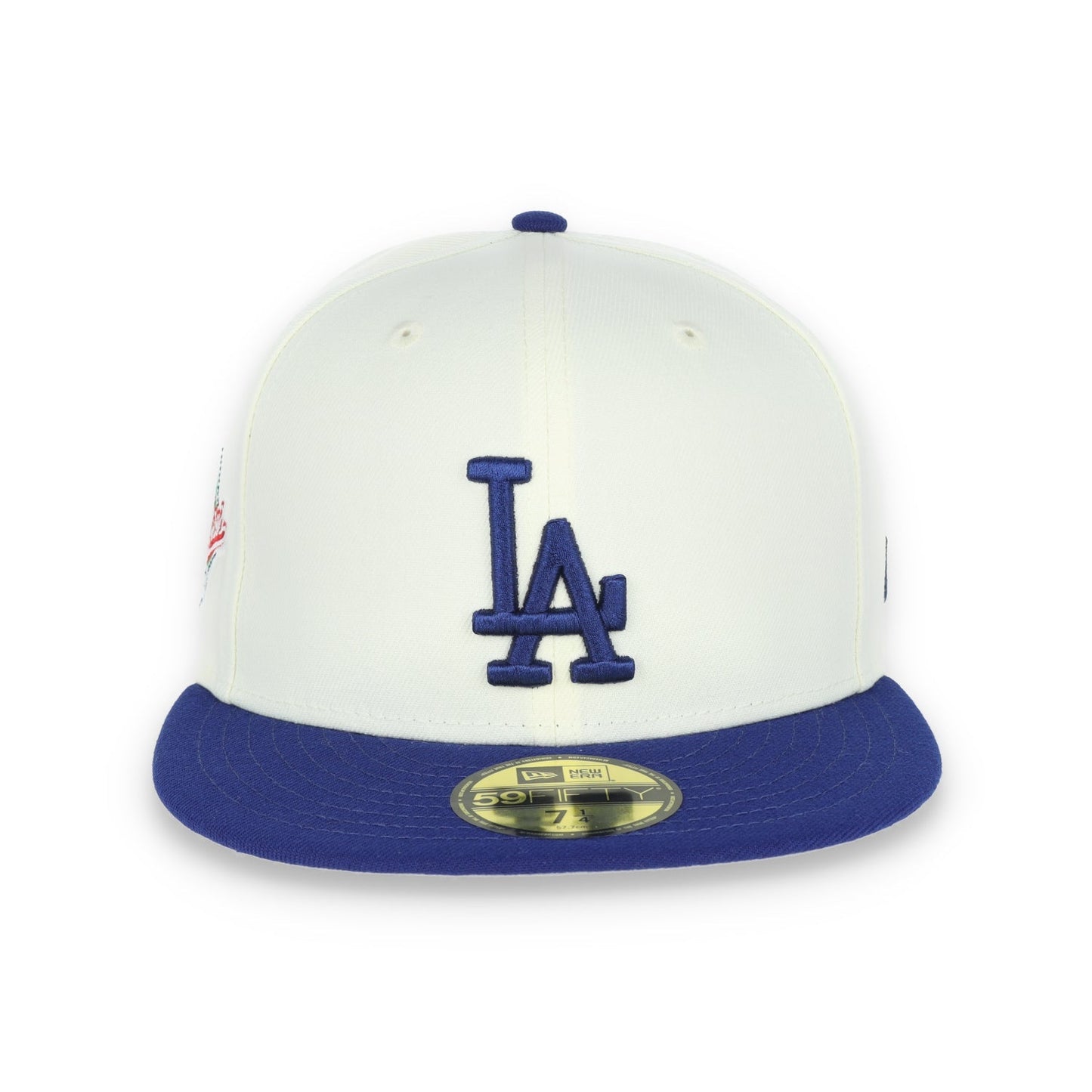 New Era Los Angeles Dodgers 1988 World Series Side Patch Throwback White 59FIFTY Fitted