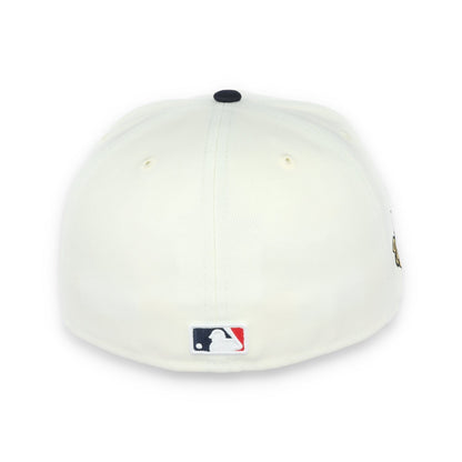 New Era Atlanta Braves 1995 World Series Side Patch 59FIFTY Fitted Ivory Hat