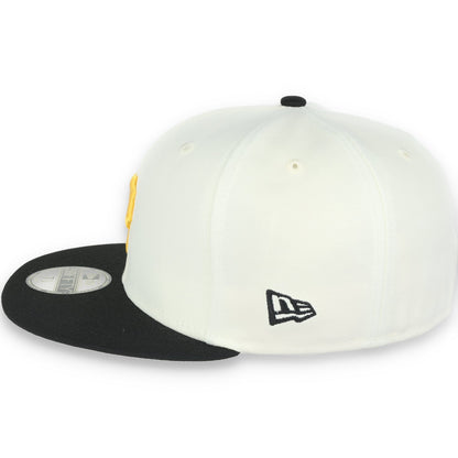 New Era Pittsburg Pirates Throwback 1971 World Series Patch 59FIFTY Fitted Ivory Hat