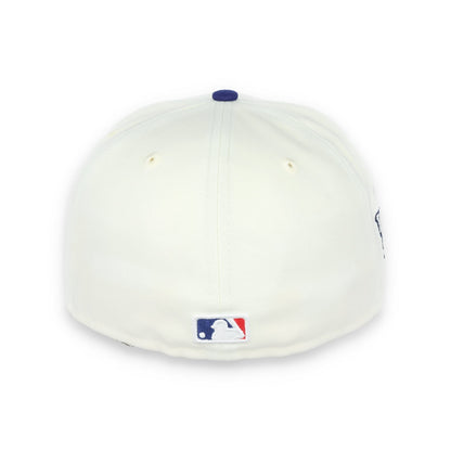 New Era Texas Rangers Throwback 2010 World Series Side Patch 59FIFTY Fitted Ivory Hat