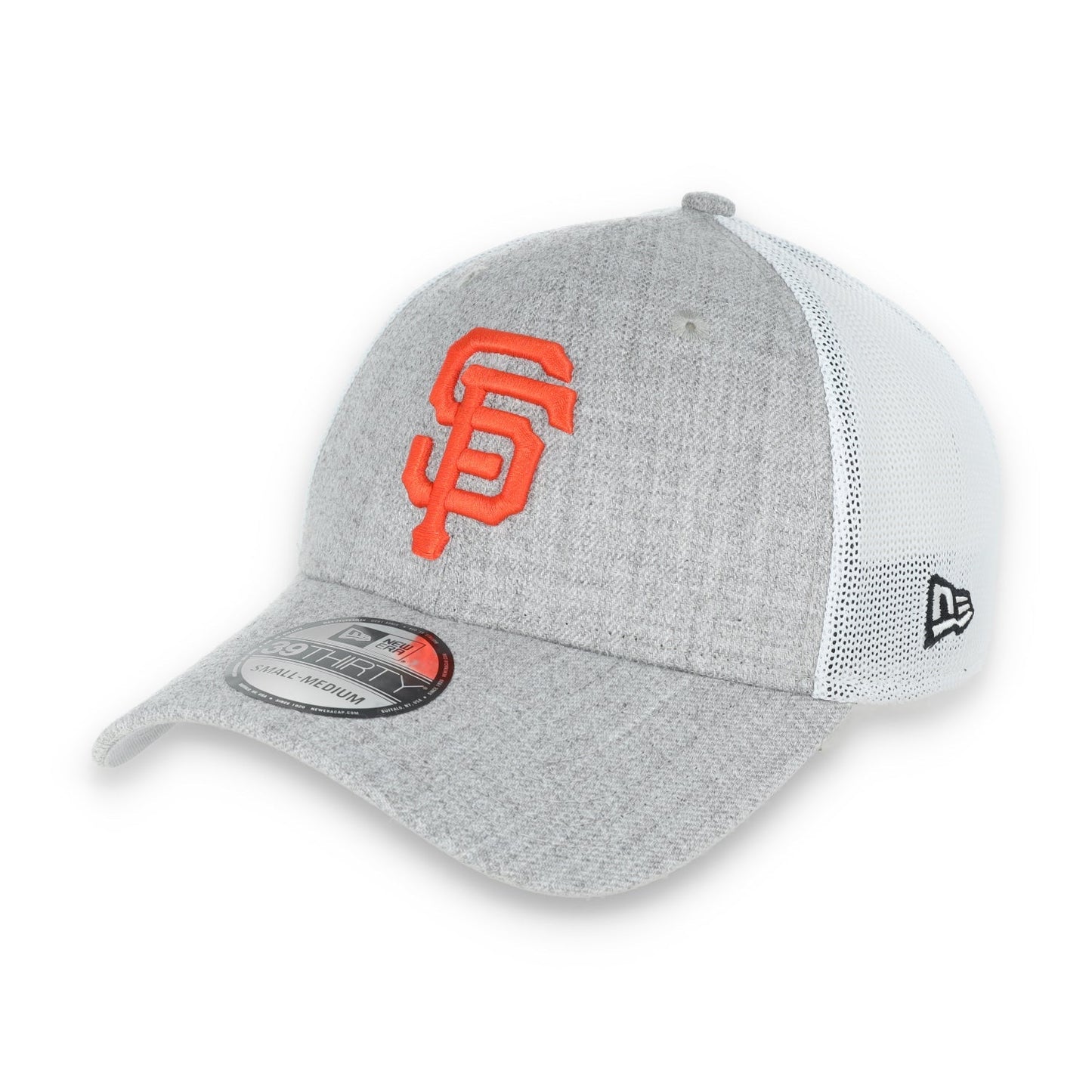 NEW ERA SAN FRANCISCO GIANTS HEATHERED 39THIRTY STRETCH FIT HAT-