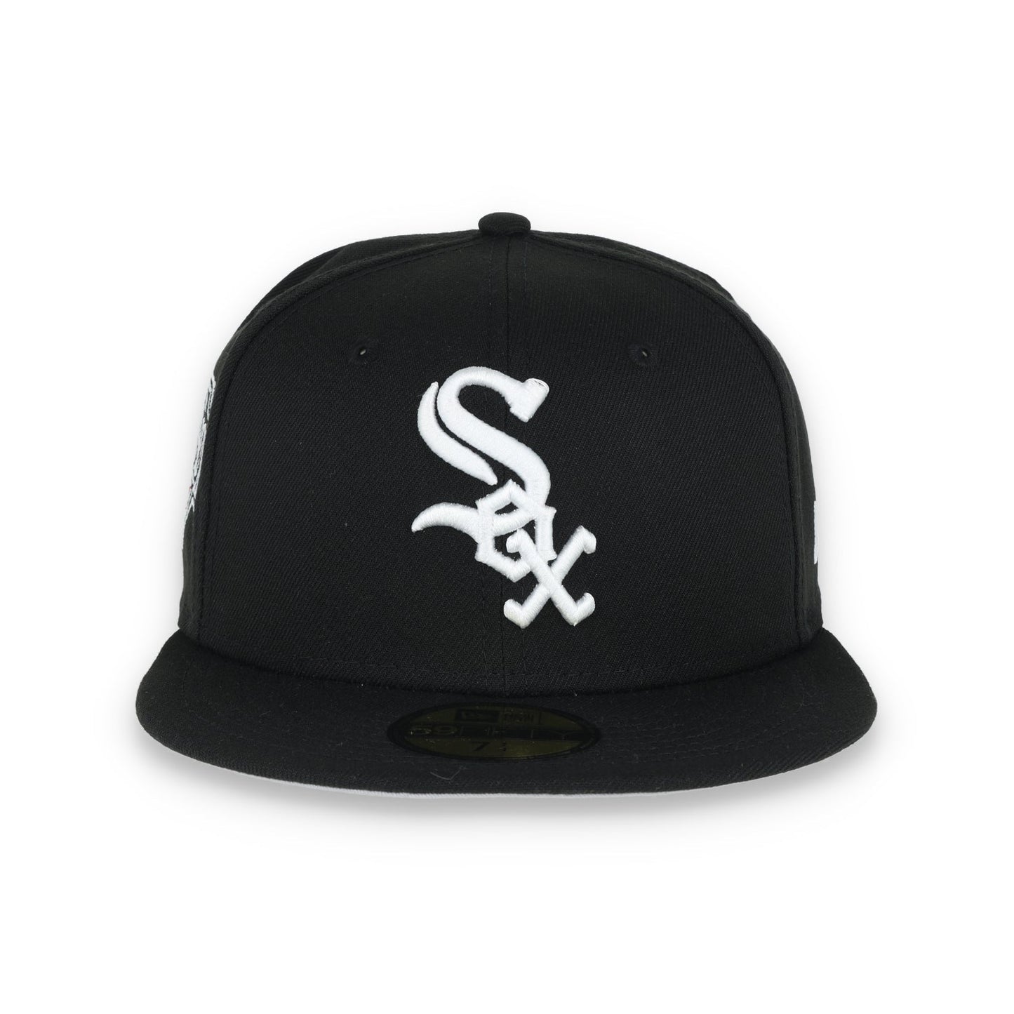 New Era Chicago White Sox Team Name Side Patch 59FIFTY Fitted Hat