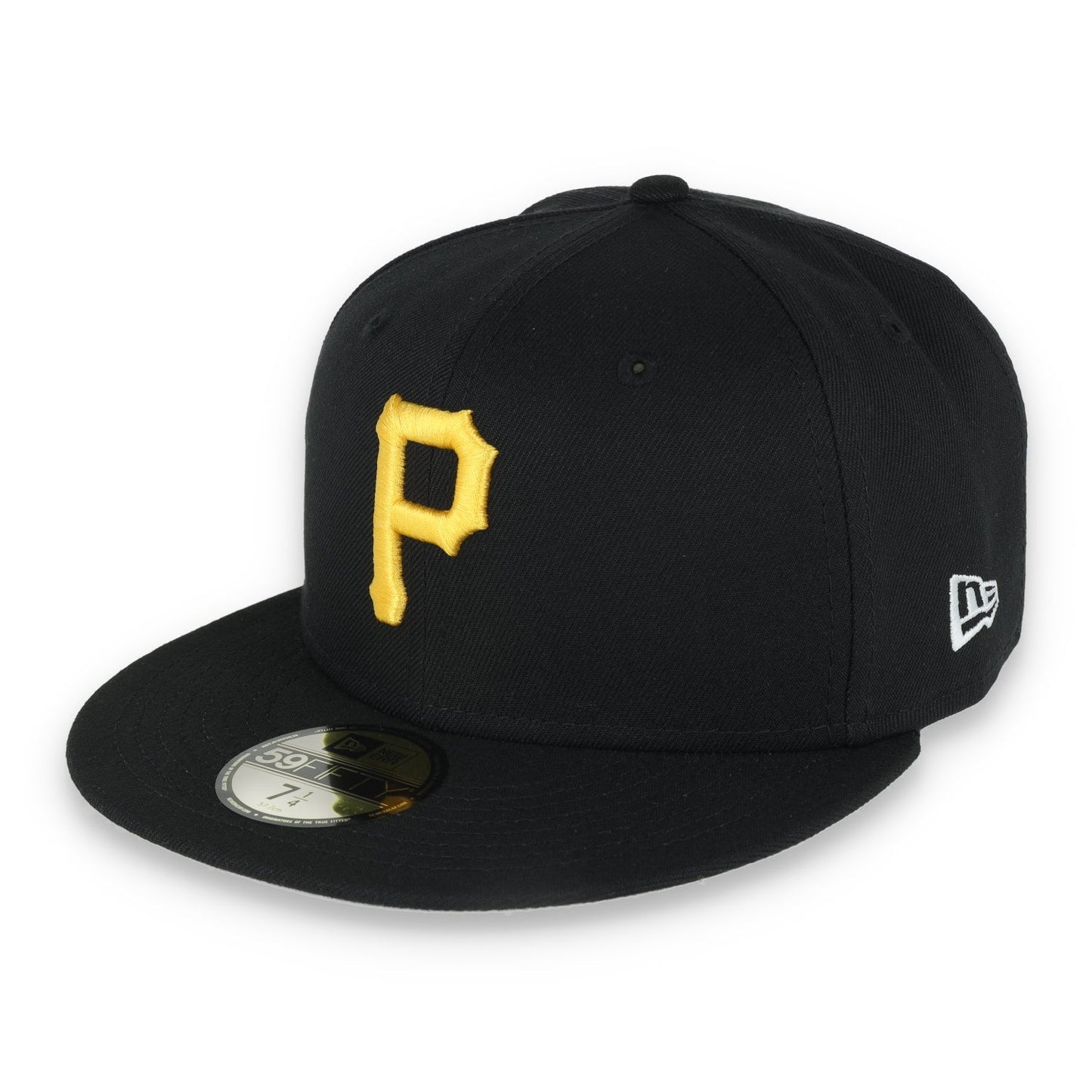 New Era Pittsburgh Pirates Team Name Side Patch 59FIFTY Fitted Hat