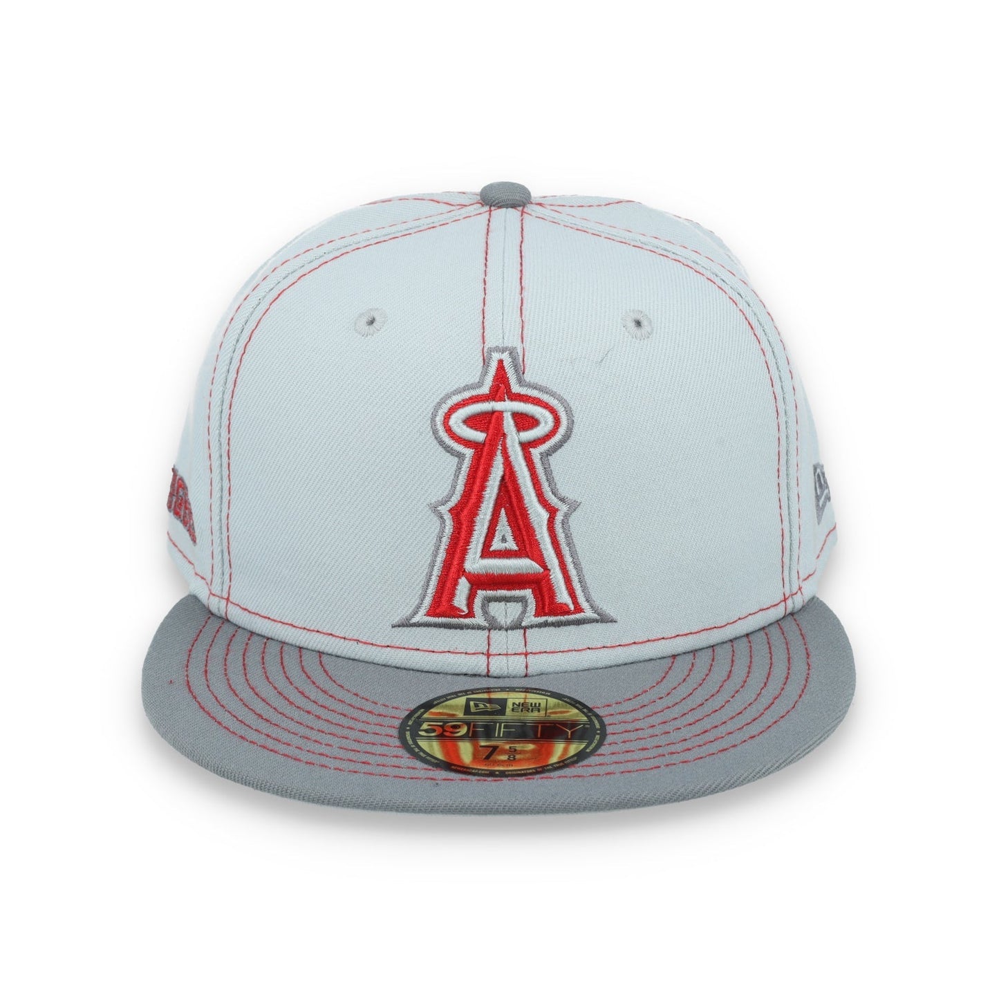 New Era Los Angeles Angels Gray Pop 59FIFTY Fitted Hat- Gray