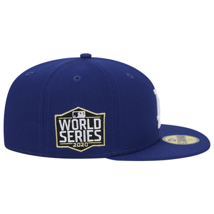 NEW ERA Los Angeles Dodgers WORLD SERIES 2020 SIDE PATCH 59FIFTY FITTED HAT-Blue