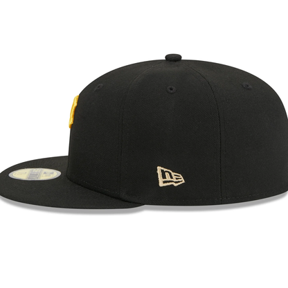 New Era Pittsburgh Pirates Laurel 1925 World Series Side Patch 59fifty Fitted Cap-Black