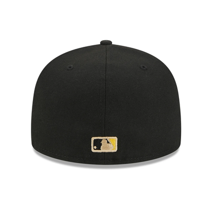 New Era Pittsburgh Pirates Laurel 1925 World Series Side Patch 59fifty Fitted Cap-Black