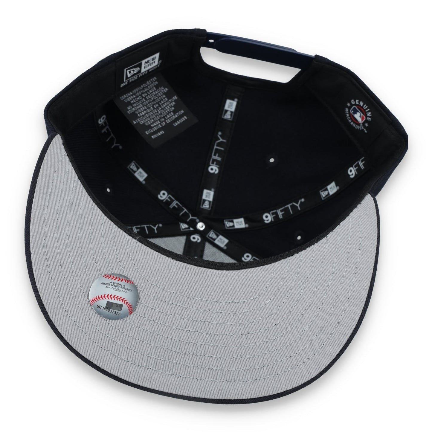 New Era Atlanta Braves On Field Alternative  9Fifty Snapback hat-NAVY/white