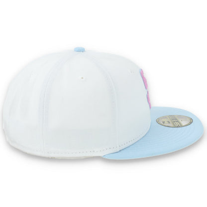 New Era San Diego Padres Color Pack 59FIFTY Fitted Hat-White/Light Blue /Pink