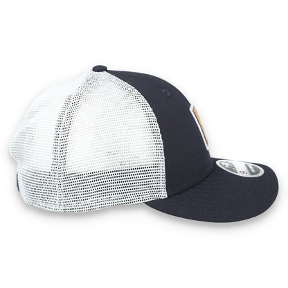 New Era Boston Red Sox Court Sport Low Profile 9FIFTY Trucker Snapback Hat
