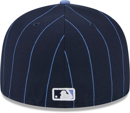 New Era Los Angeles Dodgers City Connect Throwback Pinstripe 59FIFTY Fitted Hat 2024 - Navy